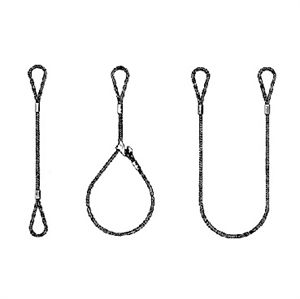 Picture of Single Leg Wire Rope Slings - Stainless Steel Type 302 & 304 IWRC